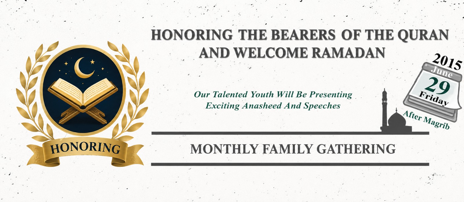 Honouring the bearers of the Qur'an